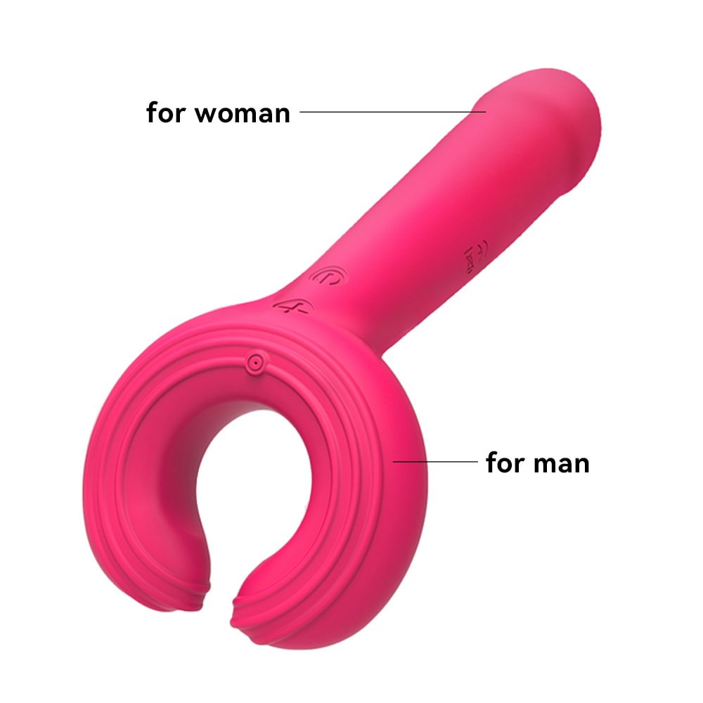 10 Frequency Three-point Coseism Vibrator Sex Toy For Couples 