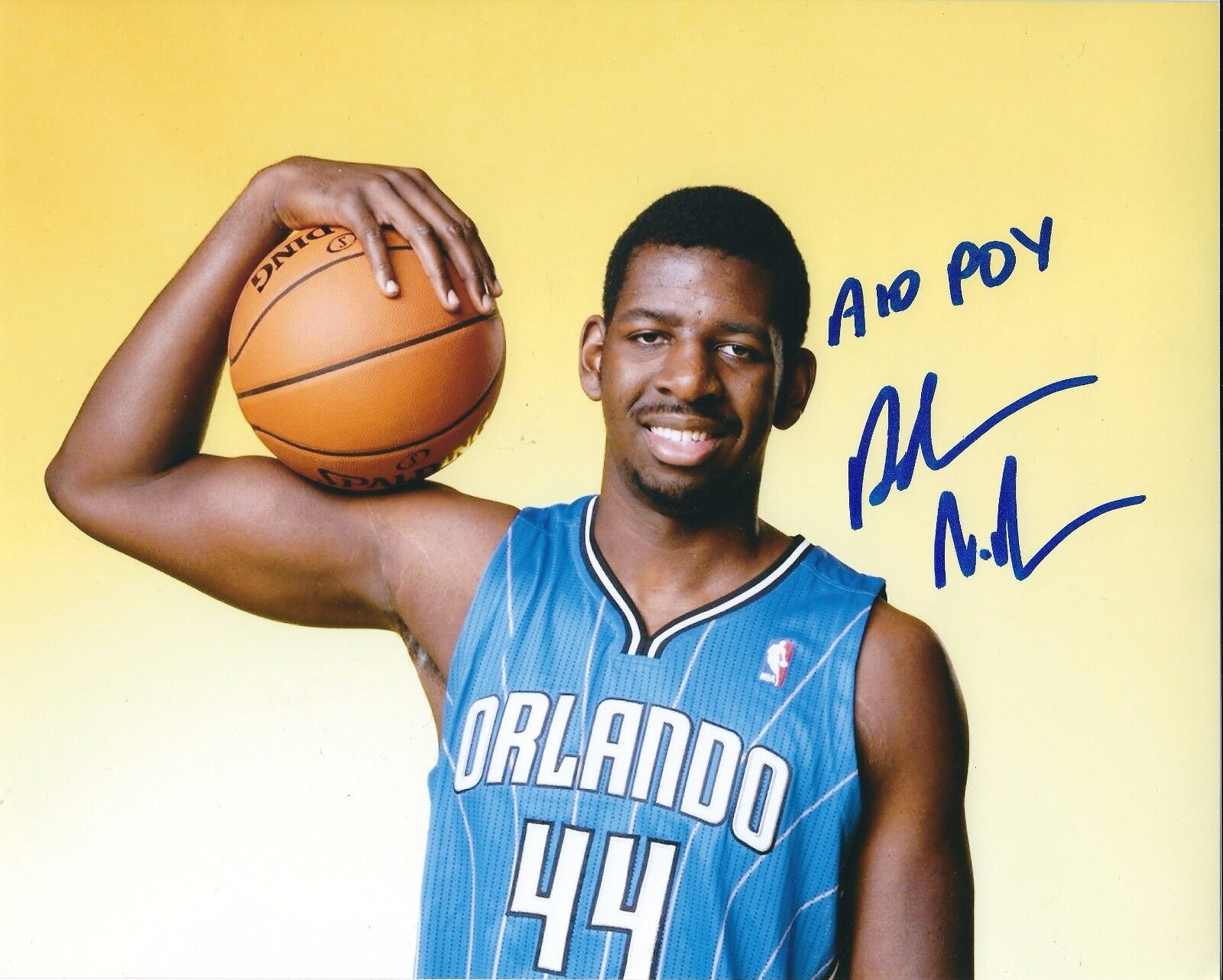 Signed 8x10 ANDREW NICHOLSON Orlando Magic Autographed Photo Poster painting w/COA