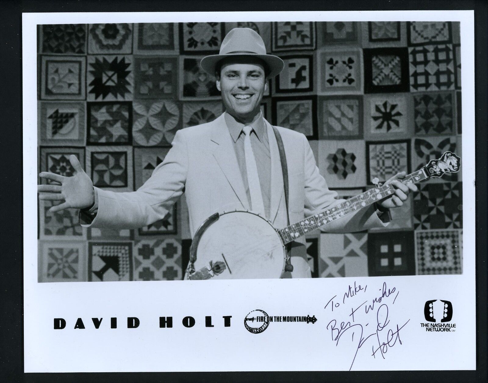 David Holt Signed Autographed 8x10 Photo Poster painting mountain music and southern folk tales