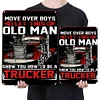 Trucker - Vintage Metal Signs(12*16Inch) - Vehicle