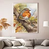 (US Only)Robin Printed Cross Stitch Kit 40x50cm DIY 11CT Embroidery Craft Set Home Decor