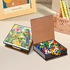 Bird Leather Diamond Painting Memo Pad Holder Mosaic Kit for Adults Beginners