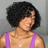 Glueless Bouncy Water Wave Short Wig Bob Curly Wig