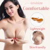 Adhesive Push Up Bra for Women, Sticky Backless Strapless with Nipple Covers, Reusable