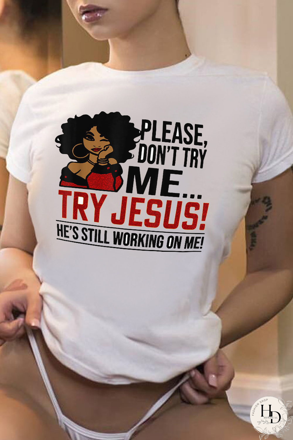 White Casual Vintage Print Patchwork Letter O Neck T-Shirts