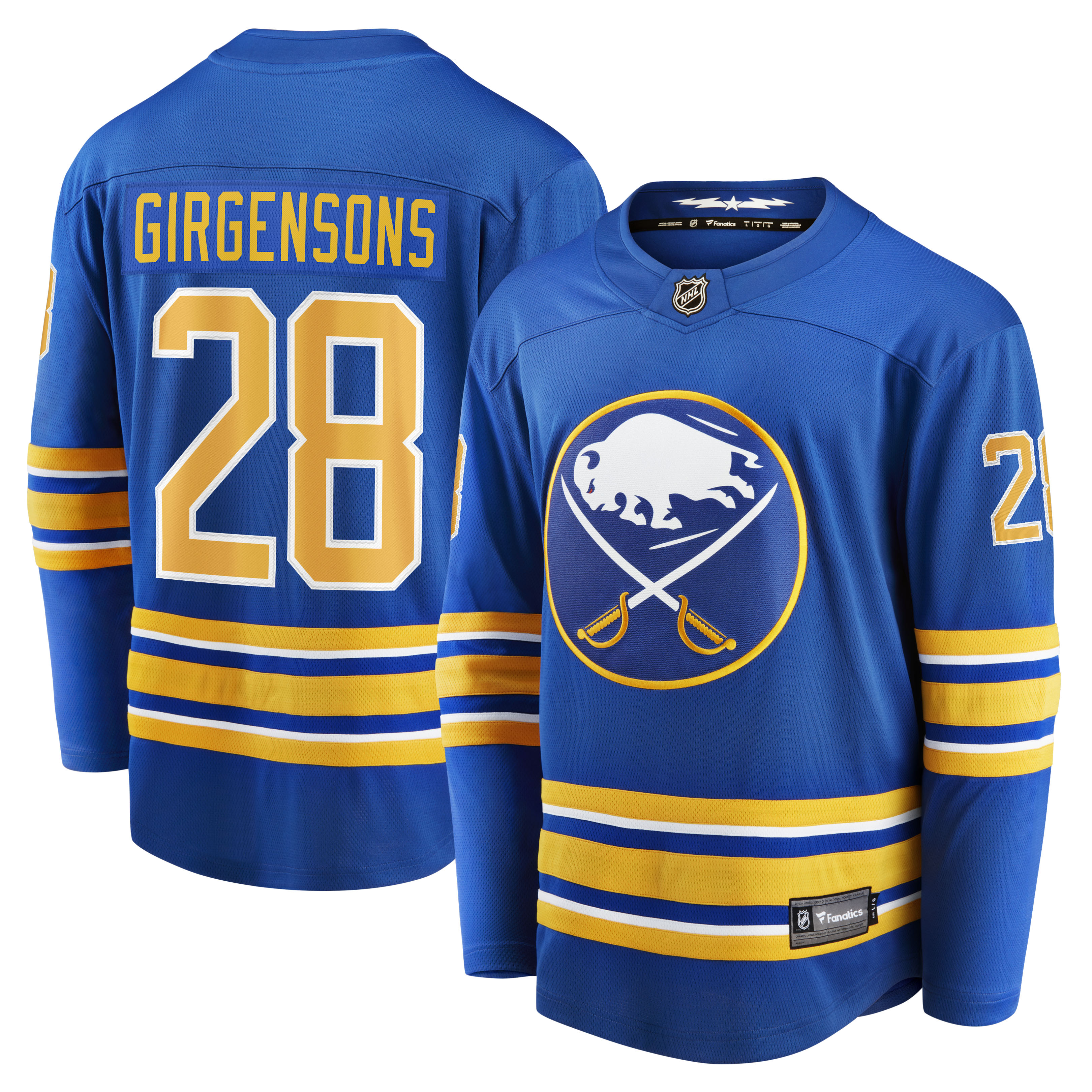 Zemgus Girgensons Buffalo Sabres Fanatics Home Breakaway  Jersey – Royal mysite