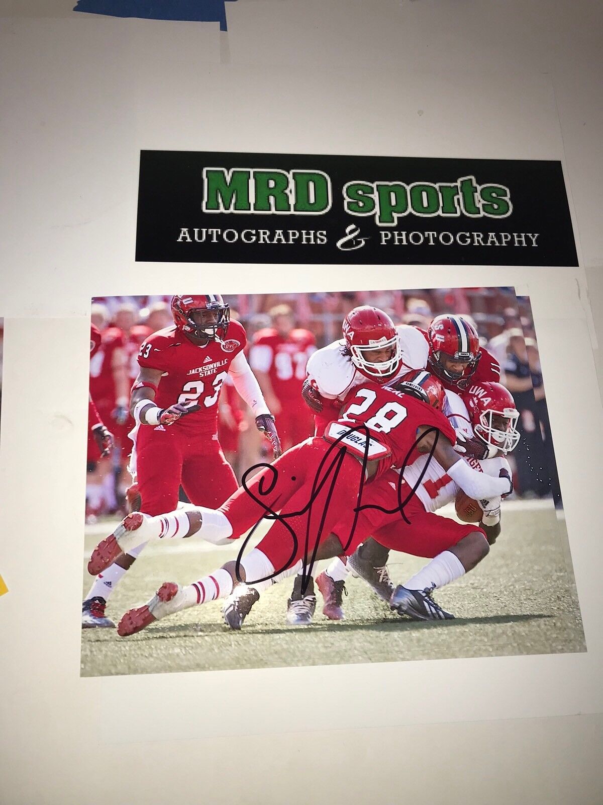 Siran Neal Jacksonville State hand signed autographed 8x10 football Photo Poster painting B