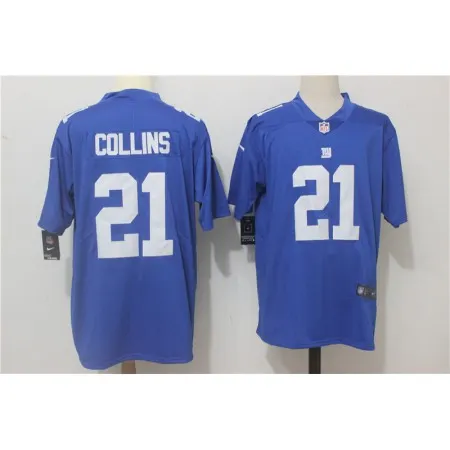 Men's  New York Giants #21 Landon Collins Royal Blue Team Color Stitched NFL Vapor Untouchable Limited Jersey