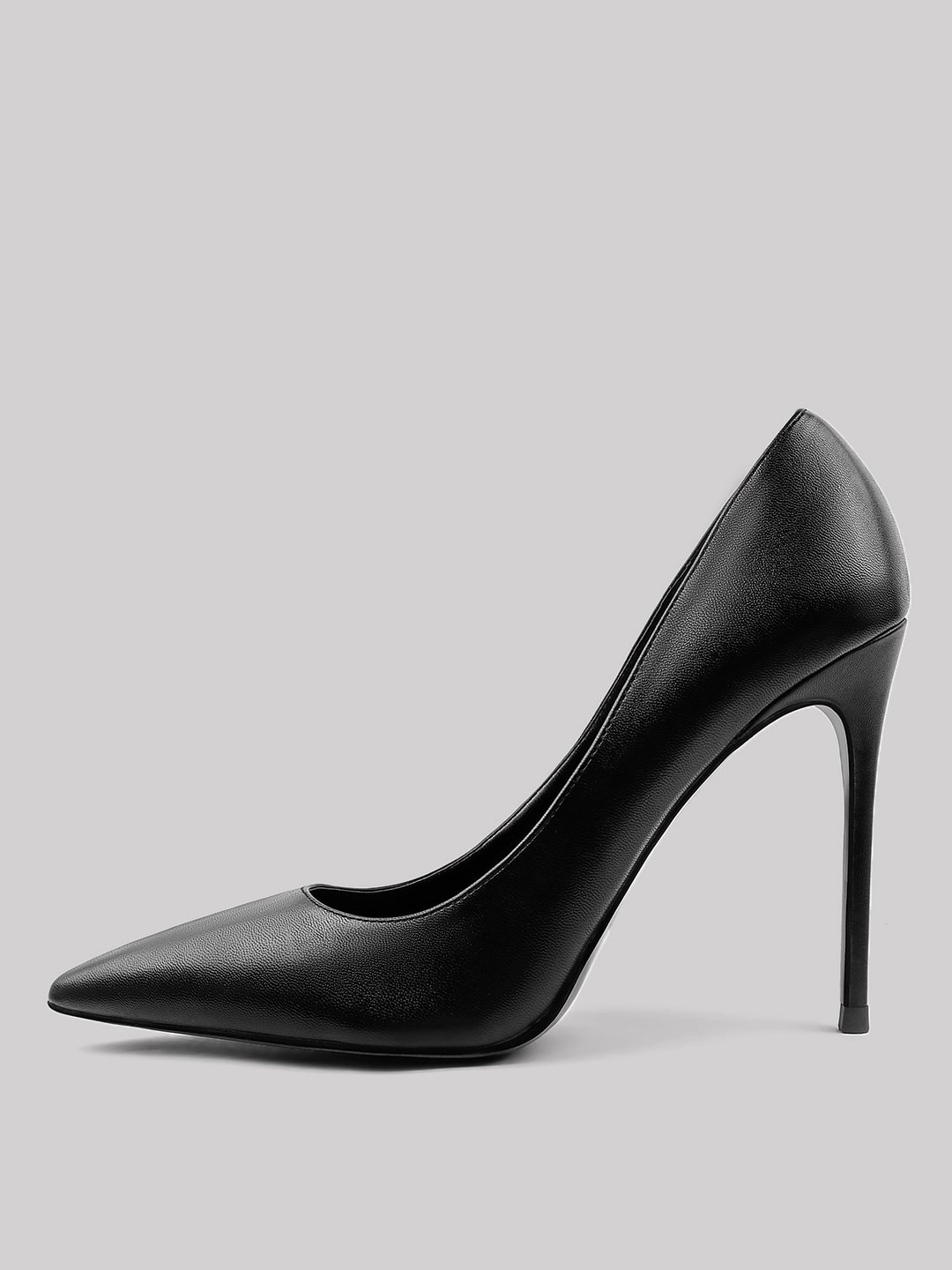 100mm Women's Pointy Toe Middle Heels Party Wedding Pumps Work Shoes