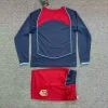 2004-2005 Retro Long Sleeve Atletico Madrid Away Football Jersey  Kids Size