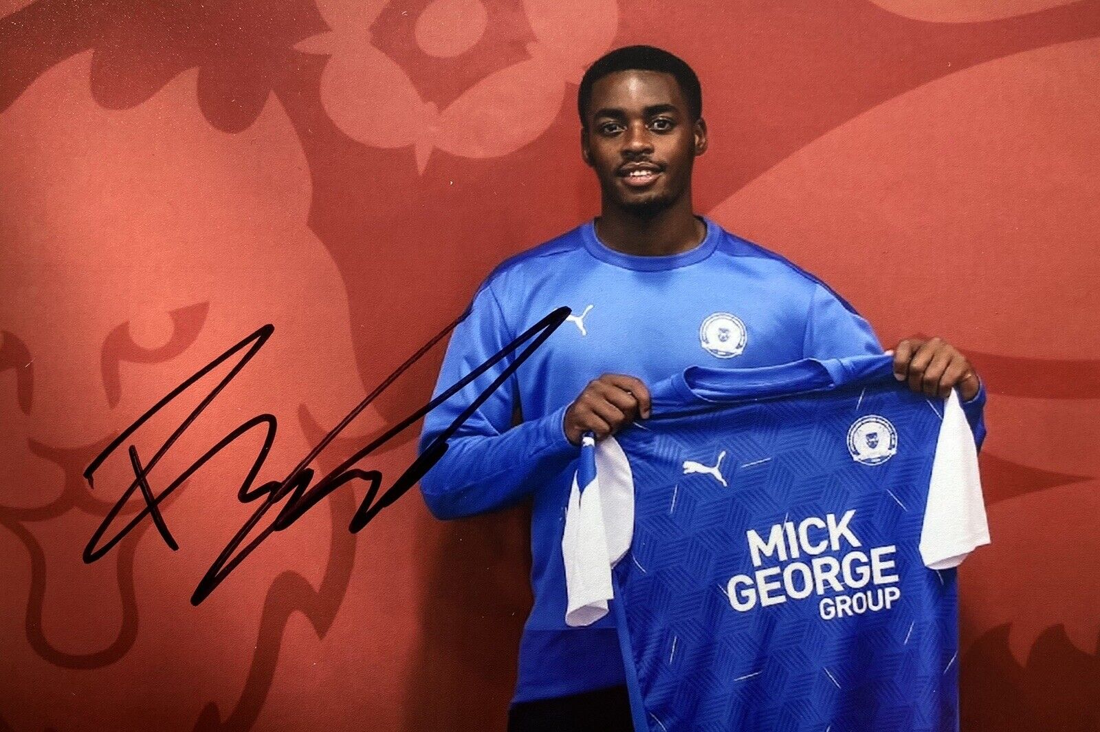 Reece Brown Genuine Hand Signed 6X4 Peterborough United Photo Poster painting 3