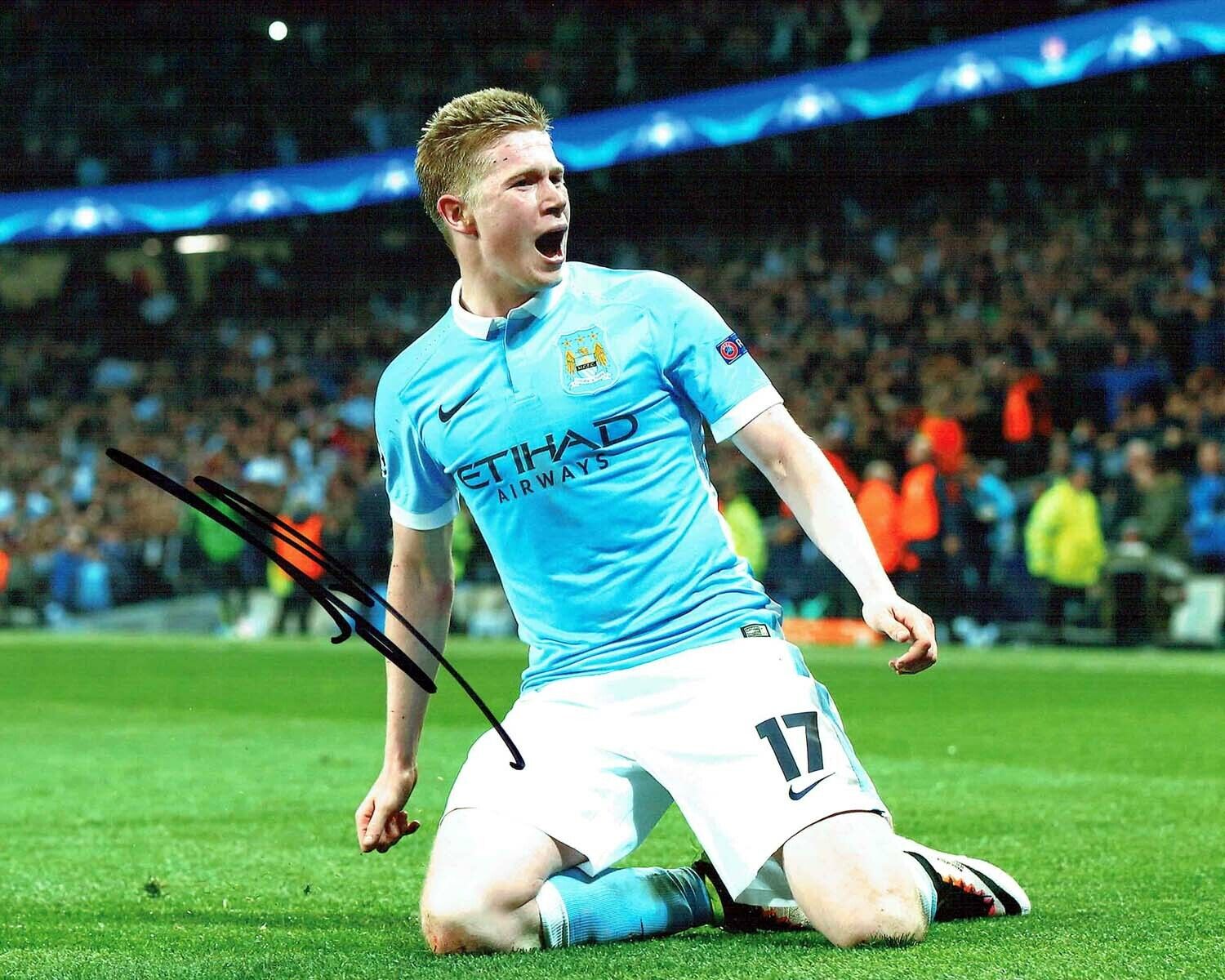 Kevin De BRUYNE Signed Autograph 10x8 Photo Poster painting AFTAL COA Man City Premier League