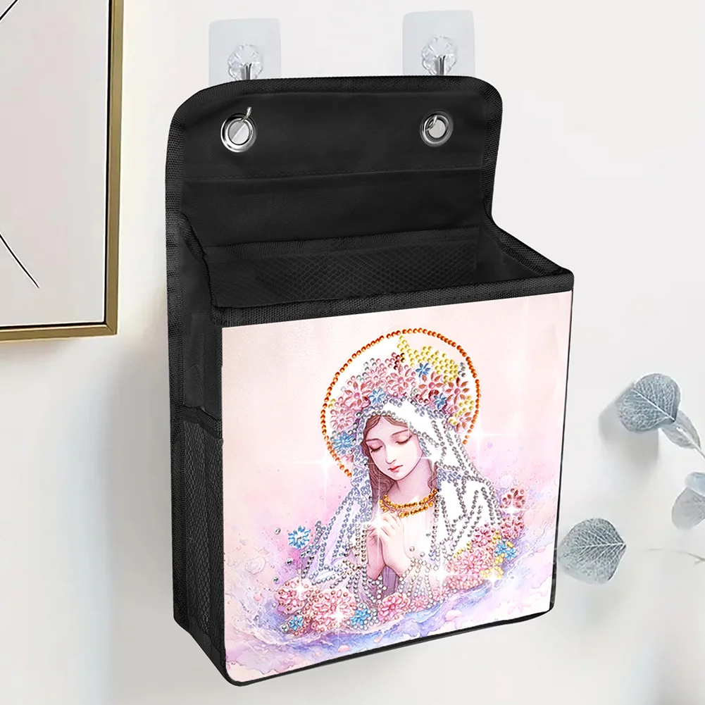 DIY Holy Mother Diamond Painting Storage Bag Diamond Art Sundries Holder Bag