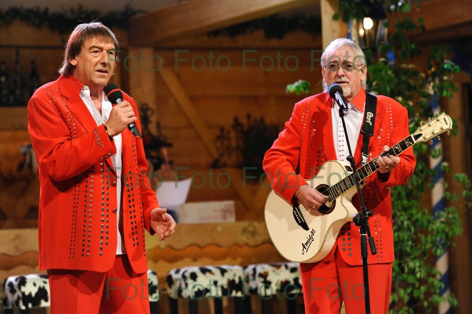 Die Amigos Schlager Volks Musik Foto 20 x 30 cm ohne Autogramm (Be-6