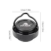 Magnetic Camping Gas Tanks Cap Aluminum Alloy Cover for Outdoor Picnic Barbecue