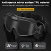 Anti-Fog Goggles Scratch-resistant Motorcycle Goggles Eye Protection for Hunting