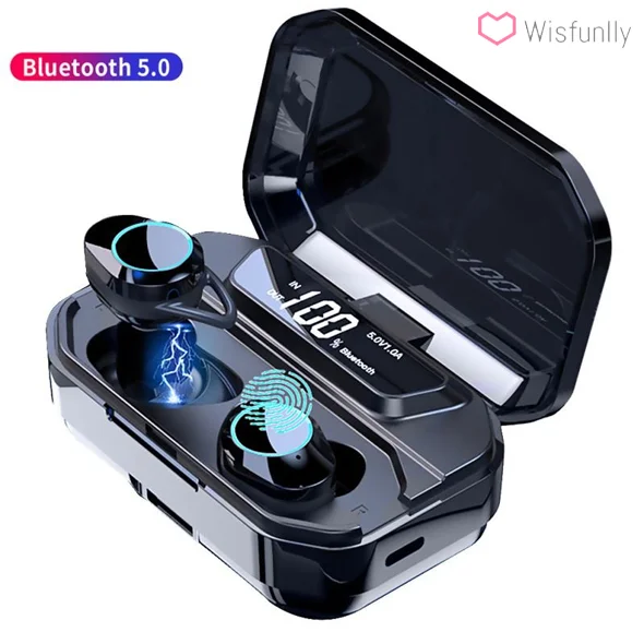 G02 TWS Wireless Bluetooth 5.0 Earbuds with Smart Noise Cancelling