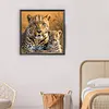 Savannah Lion-Full Round Diamond Painting 30*30CM
