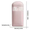 [US Local Warehouse] Space Saving Hanging Garment Bag w/ Self Compression Zipper Storage Bag(Pink L)