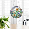 >SALE<Suncatcher Diamond Painting Hanging Pendant Home Windows Decor (Leaves)