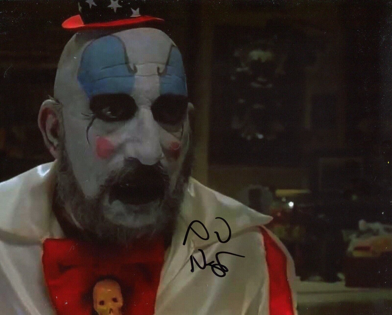 Rob Zombie horror movie actor Sid Haig signed 8x10 Photo Poster painting