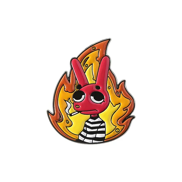 Foto del pin Conejo Fuego Ardiente