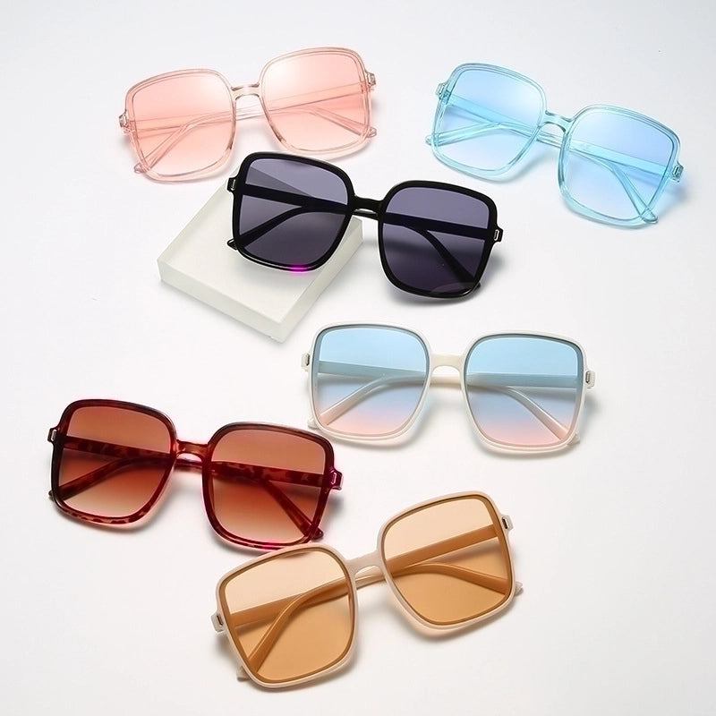 Retro Geometric Pc Square Full Frame Women’s Sunglasses