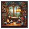 Study-11CT Stamped Cross Stitch 45*45cm/17.72*17.72in tapestrymarket