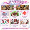 Lakeside Black Beauty Special Shaped 5D DIY Partial Drill Diamond Art Kit 30x30cm Diamonds Dots Gem Art Kits for Adults Home Decor