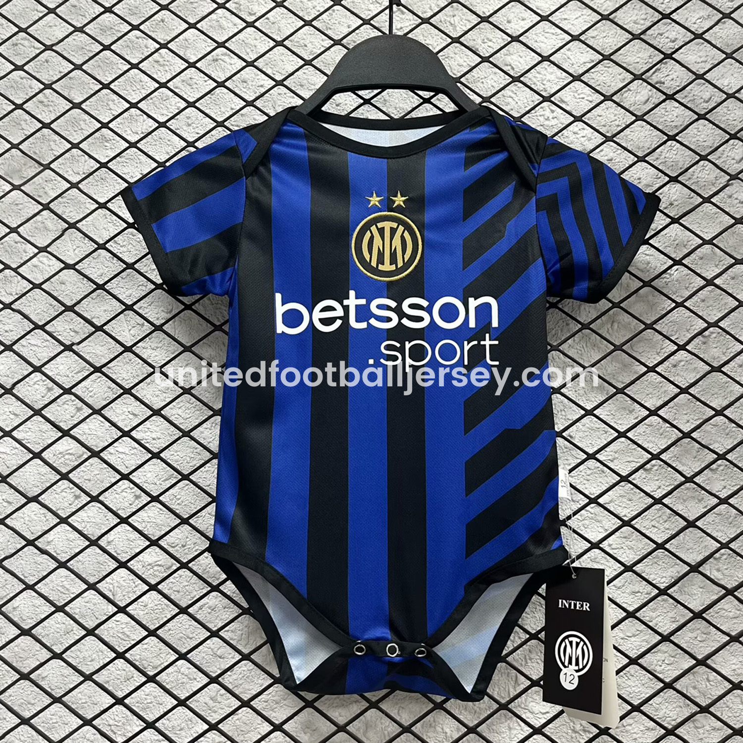 Inter Milan 24-25 Home Baby Crawling Suit