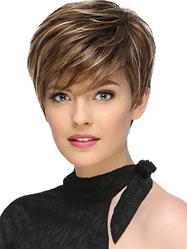 Short Brown Pixie Cut Wigs