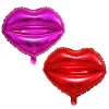 20PCS Red Lips Purple Aluminum Film 18" Balloons Wedding Engagement Party Ceremony Decors