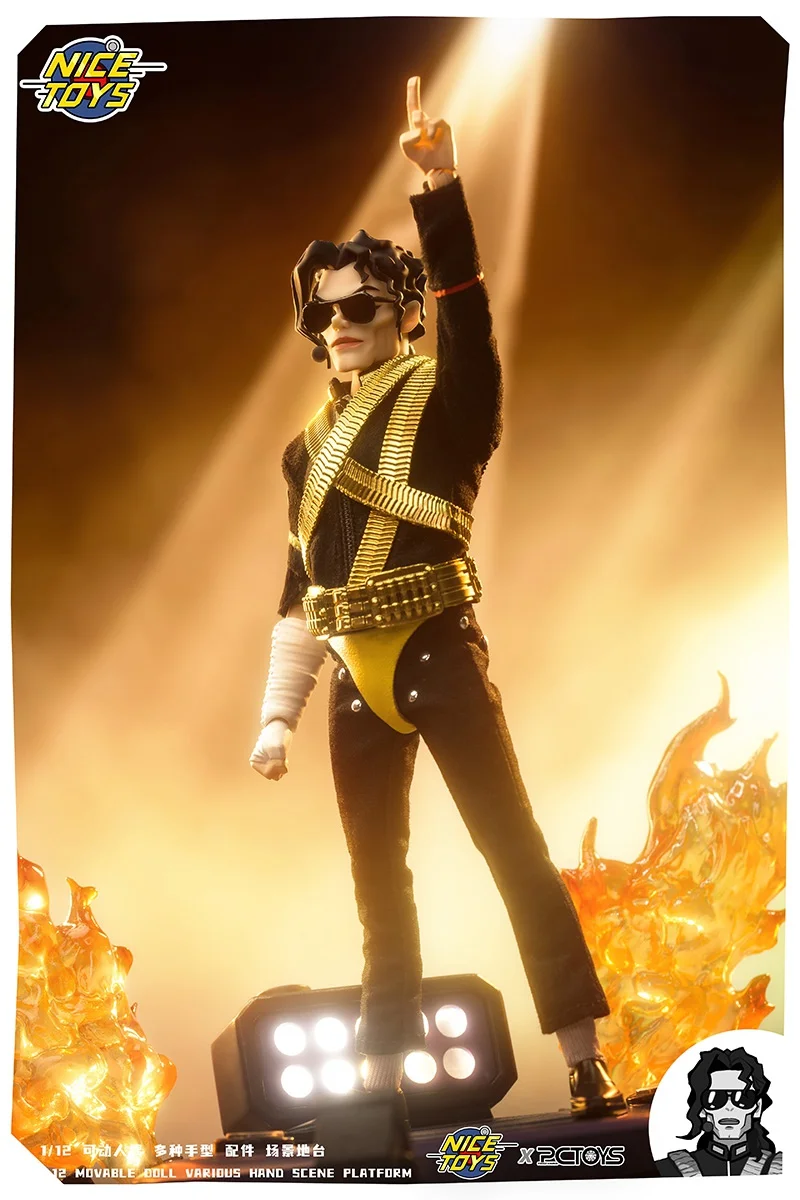 PRE-ORDER NICETOYS Michael Joseph Jackson Concert Giant Star 1/12