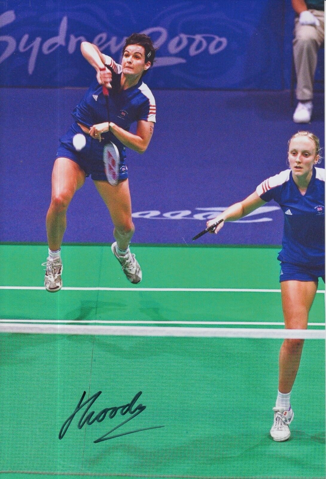 Joanne Goode Hand Signed Olympics 12x8 Photo Poster painting.