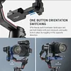 NEEWER CA108 Vertical Quick-Cut Rotating Camera Bracket, Suitable For RS4/RS4pro/RS3/RS3pro/RS2/RS2pro Stabilizer Base Shooting Accessories
