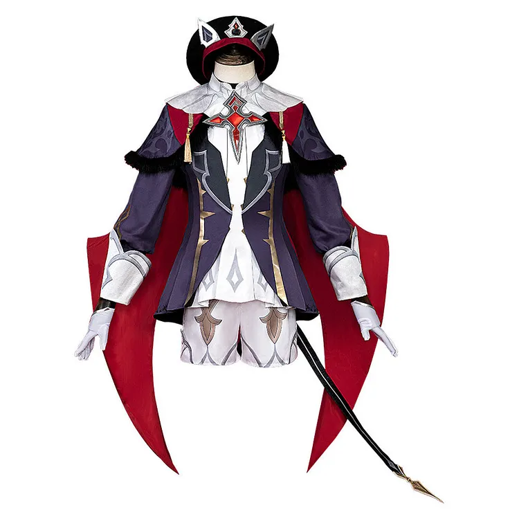 Genshin Impact Dahlia Black Cosplay Costume Outfits Halloween Carnival Suit