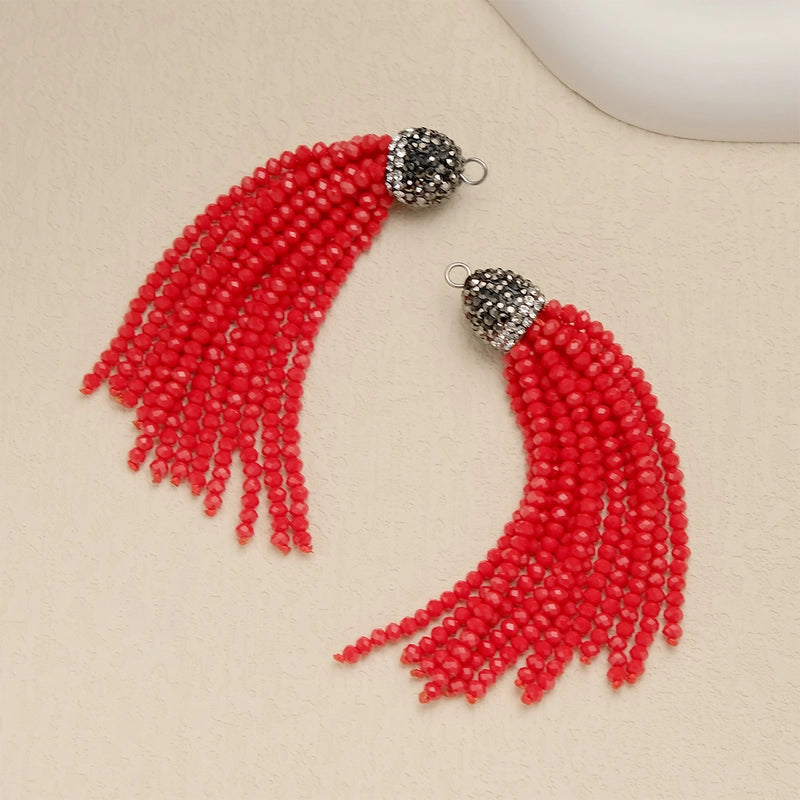 1 Piece Glass Solid Color Pendant