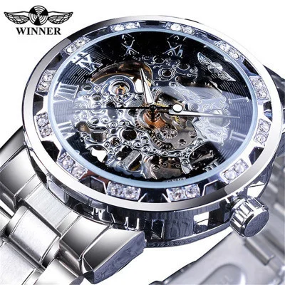 Winner Watch Men's Steampunk Waterproof Wrist     Watch