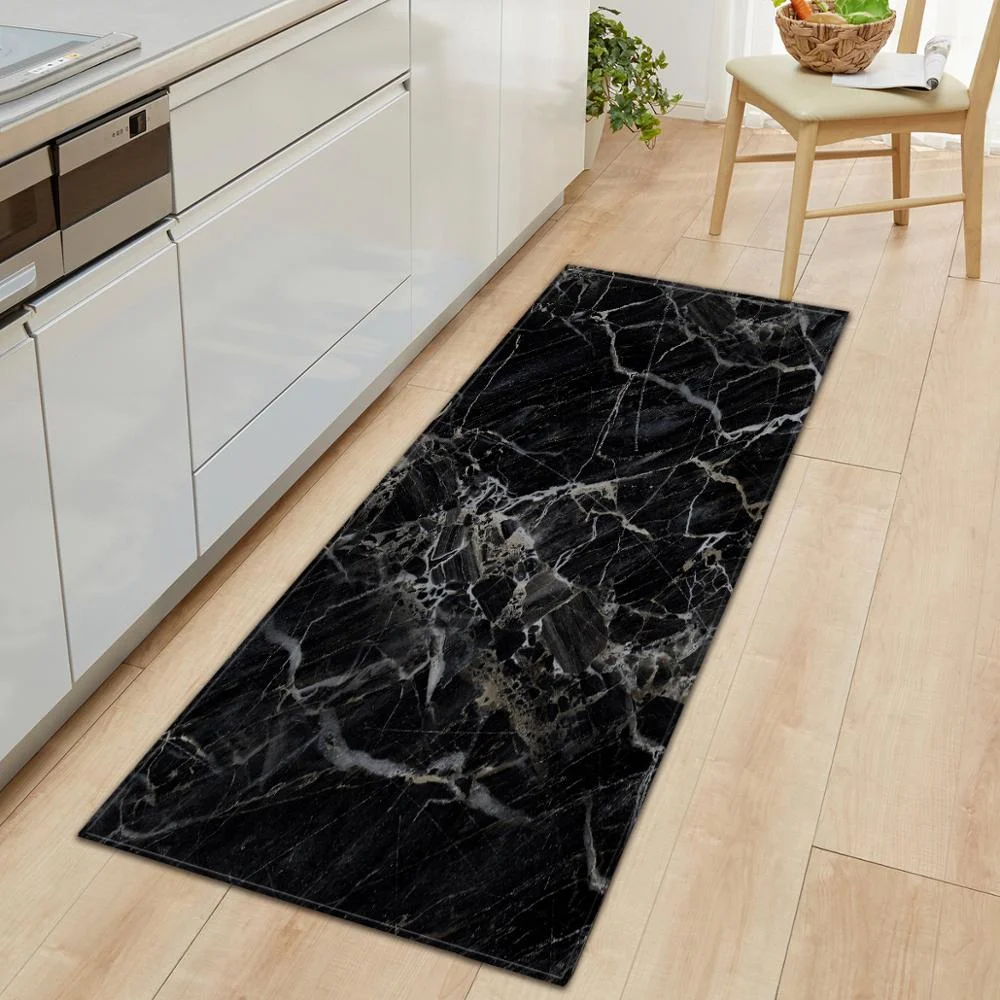 Kitchen Mat Bedroom Entrance Door mat Living Room Carpet Home Hallway Floor Decoration  Bathroom Non-slip Absorbent Rug