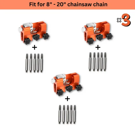 Chain Sharpener + 5 Grind Heads