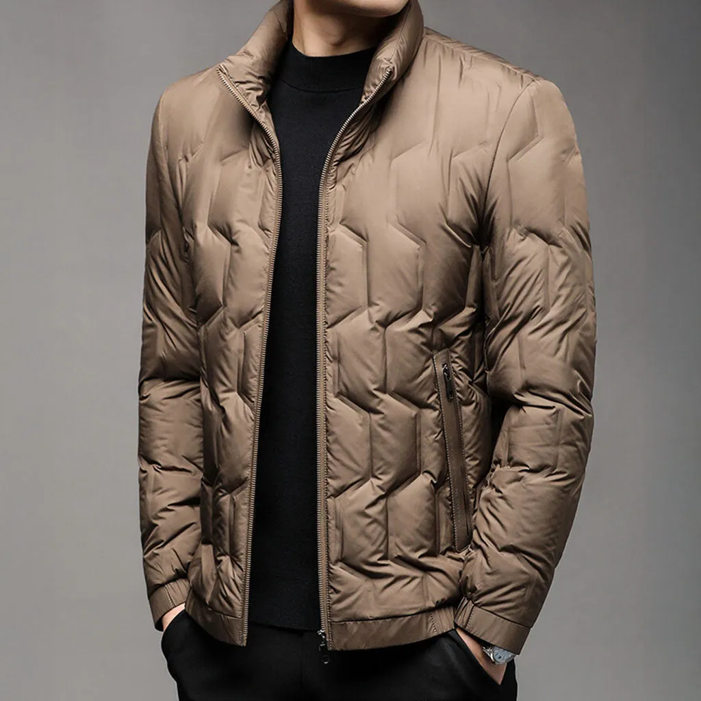Men's Quilted Down Jacket &ndash; Lightweight Windproof Warmth &ndash; view 2
