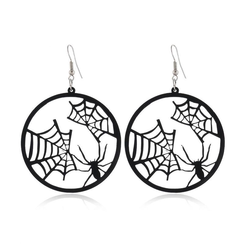 6 Pieces Gothic Cat Spider Alloy Women’S Drop Earrings 1 Pair