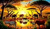Luxury AB Velvet Diamond Painting Kit - Animal World