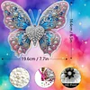 (25x25cm)DIY Pre-Framed 3D Flapping Butterfly Diamond Painting Art Craft Kit Living Room Decor
