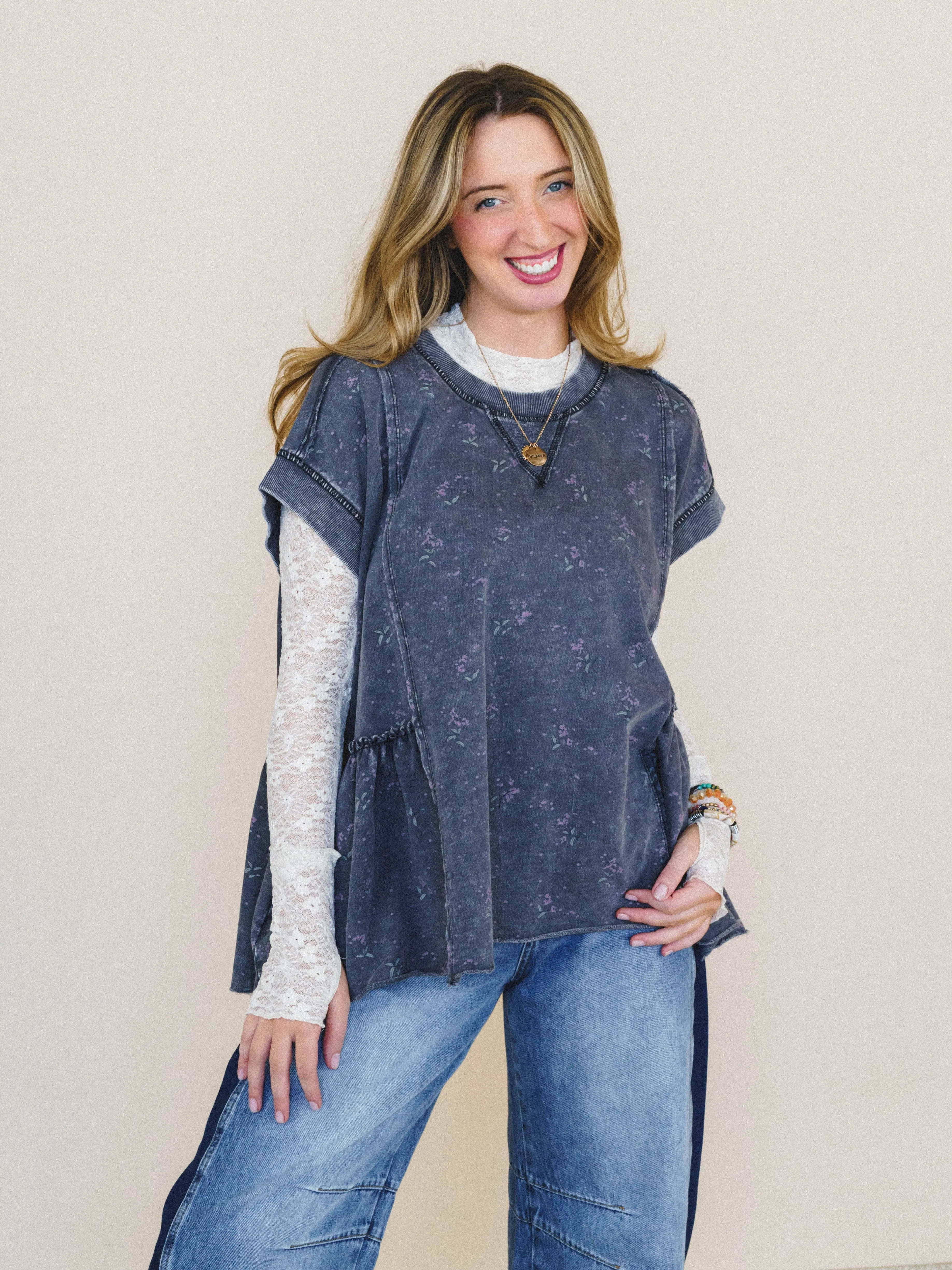 Favorite Floral Tee - Black
