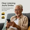 BT 5.4 Lapel-Clip Neckband Earbuds TYPE-C Rechargeable Sound Amplifiers Headphones Lightweigth Hearing Aids Earphones for Sport/Cycling/Travel/Live Streaming/Sleep