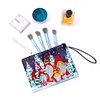 Diamond Painting Gnome Single Side PU Cosmetic Bag Ladies Clutch