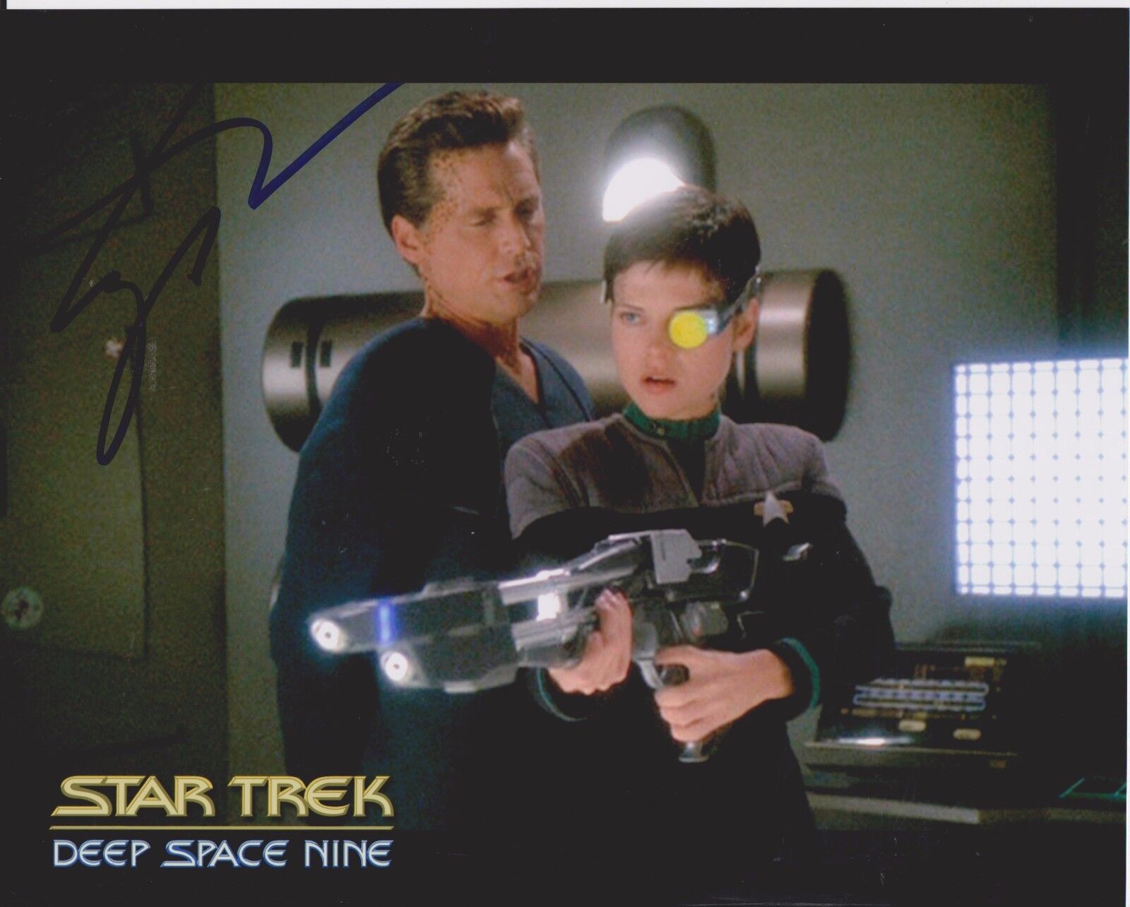 Leigh McCloskey Star Trek 3 Original Autographed 8X10 Photo Poster painting