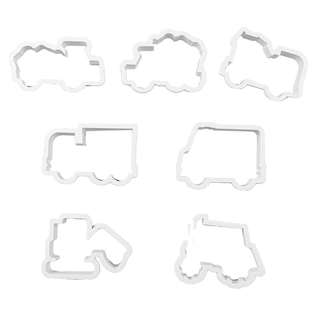 

8Pcs/Set Car Fondant Cake Mold Sugarcraft Decorating Plastic Biscuit Mould, 501 Original