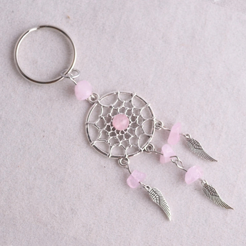 Minimalist Geometric Alloy Plating Keychain